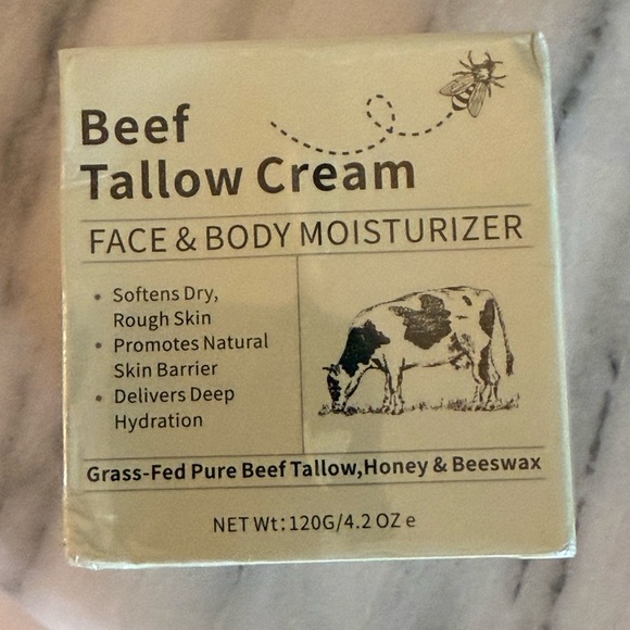 New in Sealed Box Beef Tallow Cream for Face & Body Moisturizing & Hydrates - Picture 2 of 12